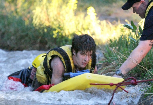 Rescue from canal